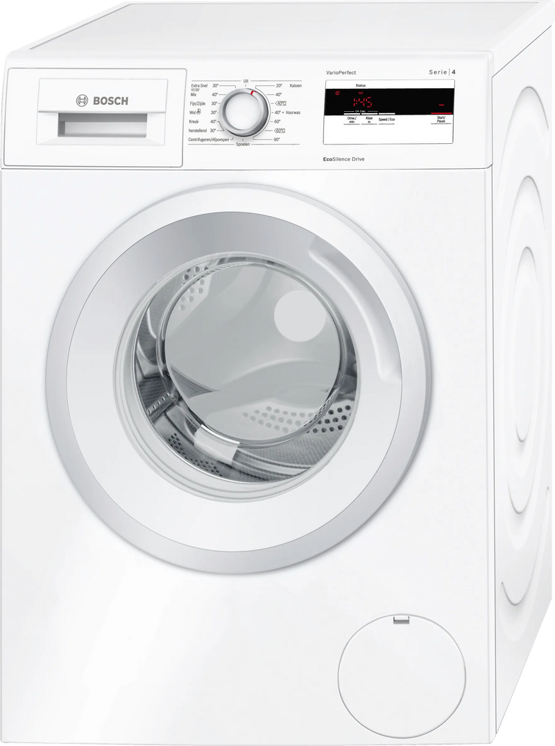 Bosch WAN28060NL vrijstaande voorlader wasmachine, vooraanzicht van het apparaat