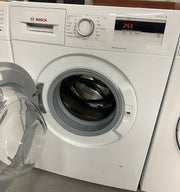 Detail van de wasmiddellade van de Bosch WAN28060NL voorlader wasmachine