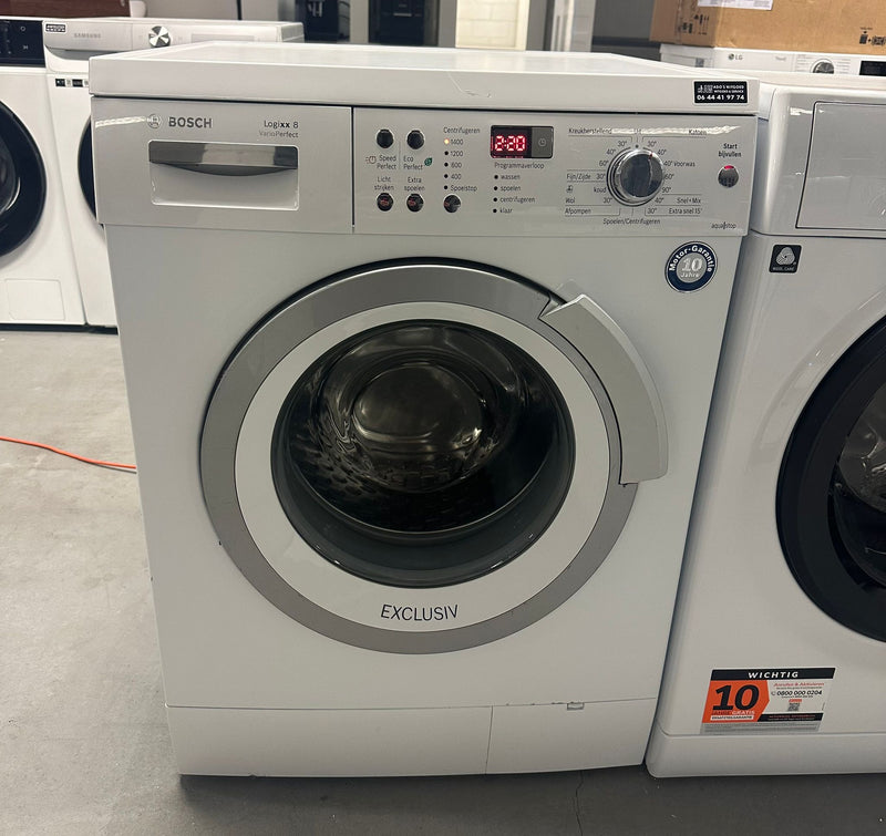 Bedieningspaneel en display van de Bosch WAS28391NL wasmachine