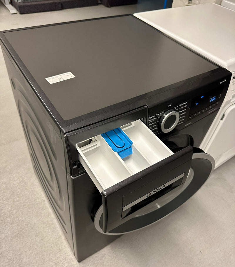 Close-up van het trommelinterieur van de Bosch WGG2440R Serie 6 9kg wasmachine