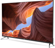 Afstandsbediening van de CHiQ U55H7A Android TV, detail van knoppen