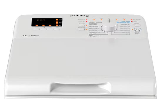 PRIVILEG (BAUKNECHT)  || 5.5KG || Wasmachine || 40 cm || Bovenlader || Turn&Go || RapidWash || PWT LC55 DE
