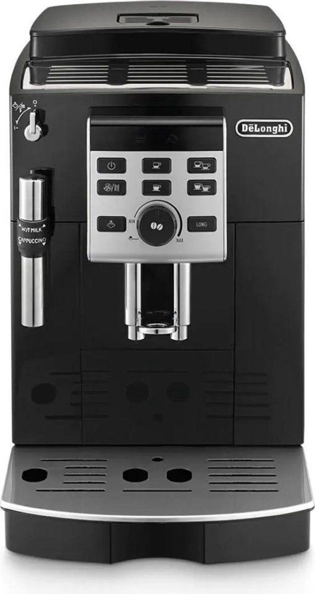 Compact en stijlvol design van de DELONGHI ECAM23.123B espressomachine – ideaal voor versgemalen koffie, via Ado’s Witgoed in Wijchen