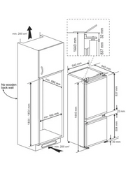Grundig GKMI 25440 N inbouw keukenapparaat strak geïntegreerd in een keukenkast