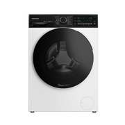 Grundig GW7P510419W vrijstaande voorlader wasmachine in wit vooraanzicht