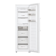 Transparante vrieslades van de Haier H4F306WAH1 overzichtelijk boven elkaar