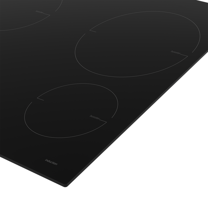 Close-up van het bedieningspaneel van de HII 64400 MT kookplaat