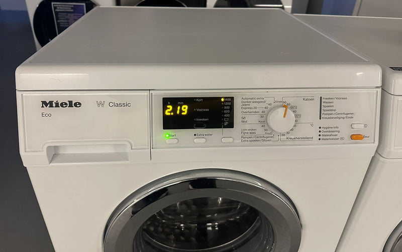 Detail van de honingraattrommel van de Miele WDA 111 W Classic Eco