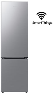 Samsung RB38C607AS9 koelvriescombinatie met geopende koel- en vriesdeur en overzichtelijk interieur