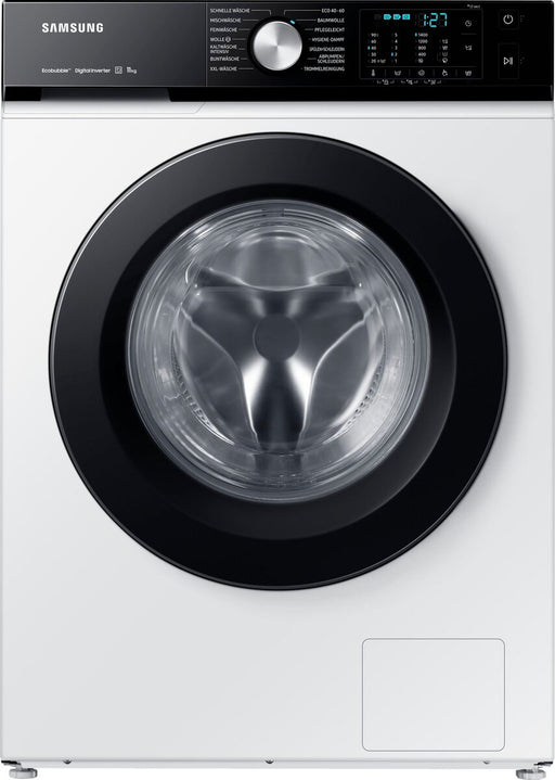 Samsung WW1EBBA049AE vrijstaande voorlader wasmachine in wit vooraanzicht