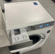Detail van de deur van de Samsung WW80T936ASH wasmachine