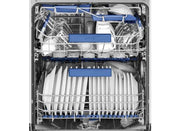 Zijaanzicht van de SMEG LSP324BQX onderbouw vaatwasser voor inbouwkeukens