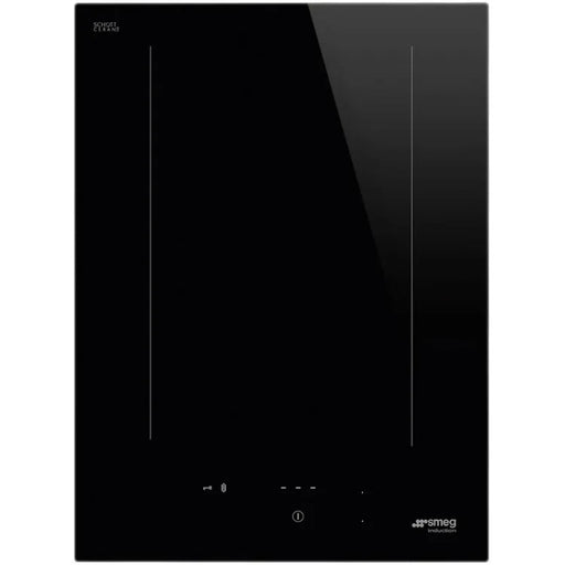 SMEG SIM3323D 38cm inbouw inductiekookplaat met strak zwart glasdesign