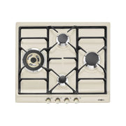 Bovenaanzicht van de SMEG SR764PO Cortina gaskookplaat met meerdere gasbranders